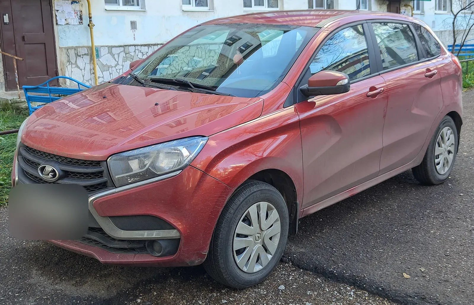 Газ на Lada XRAY